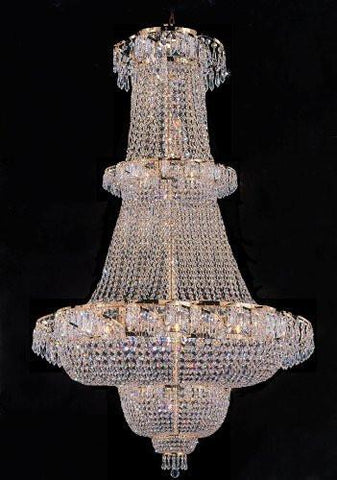 French Empire Crystal Chandelier Lighting 60"X36" - A500-928/32